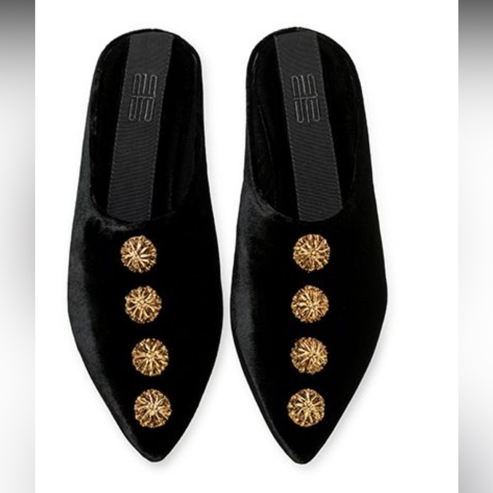 Sanayi 313 Velvet Slipper Mules